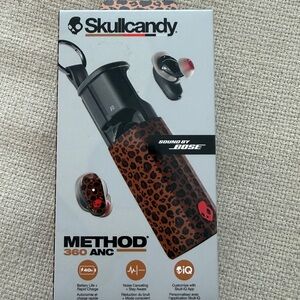 Skullcandy Method 360 ANC Wireless Earbuds - Leopard